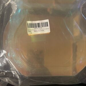 Acrylic Vase for Home Decor, 7.9 x 7.5 Inches Polarized